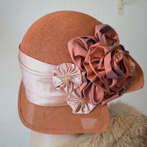 20s Flapper Vintage Style Summer Hat